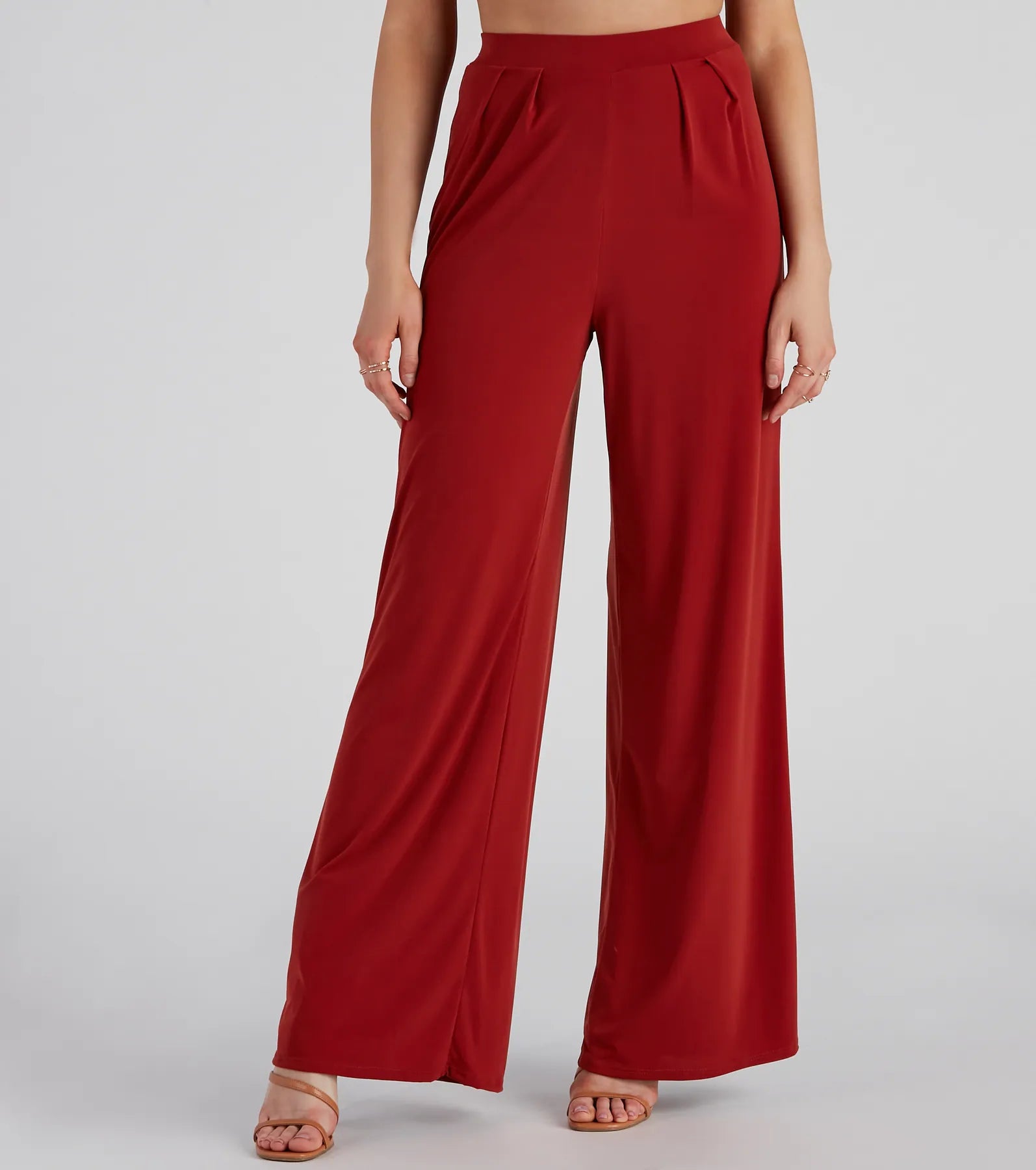 Wide Leg Pants for Plus Size Women -Boho-Chic Wide-Leg Pants