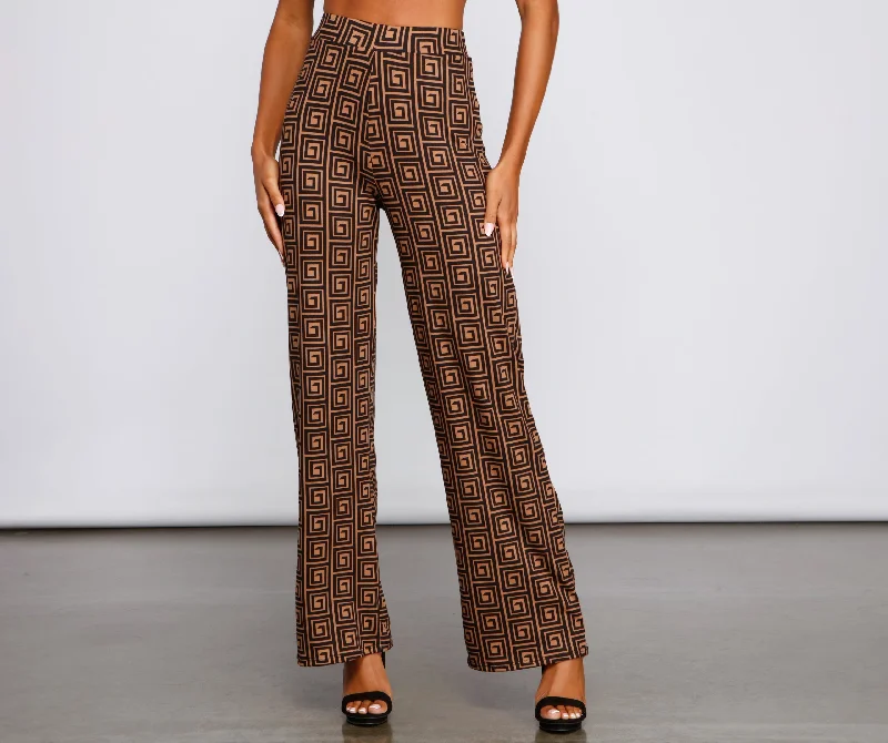 Wide Leg Pants for Formal Occasions -Trendy-Chic Vibes Wide-Leg Pants