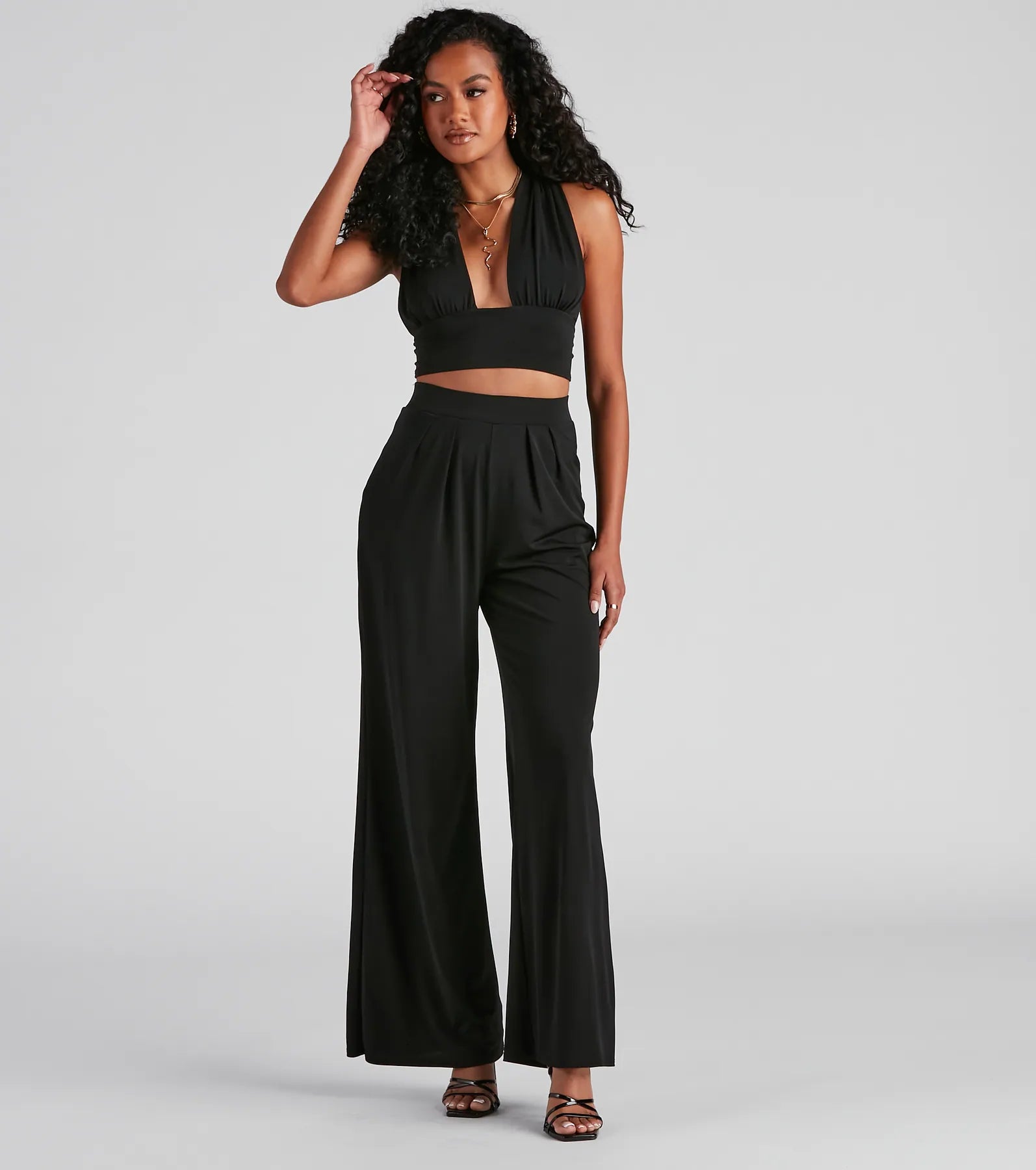 Wide Leg Pants for Semi-Formal Events -Whisked Away Wide-Leg Pants