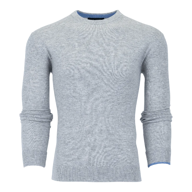 Mock - Neck Sweaters for Subtle Style -Tomahawk Cashmere Crewneck Sweater