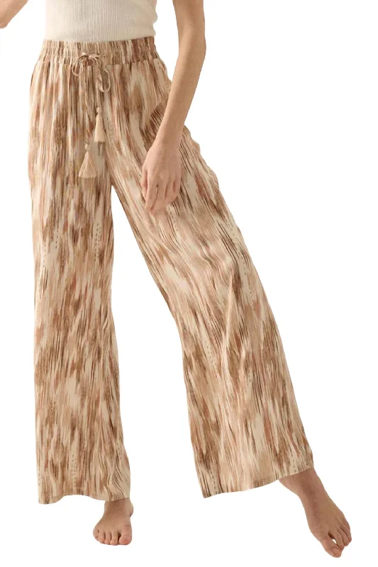 Wide Leg Pants for Cultural Events -Lido Wide Leg Pants In Sand