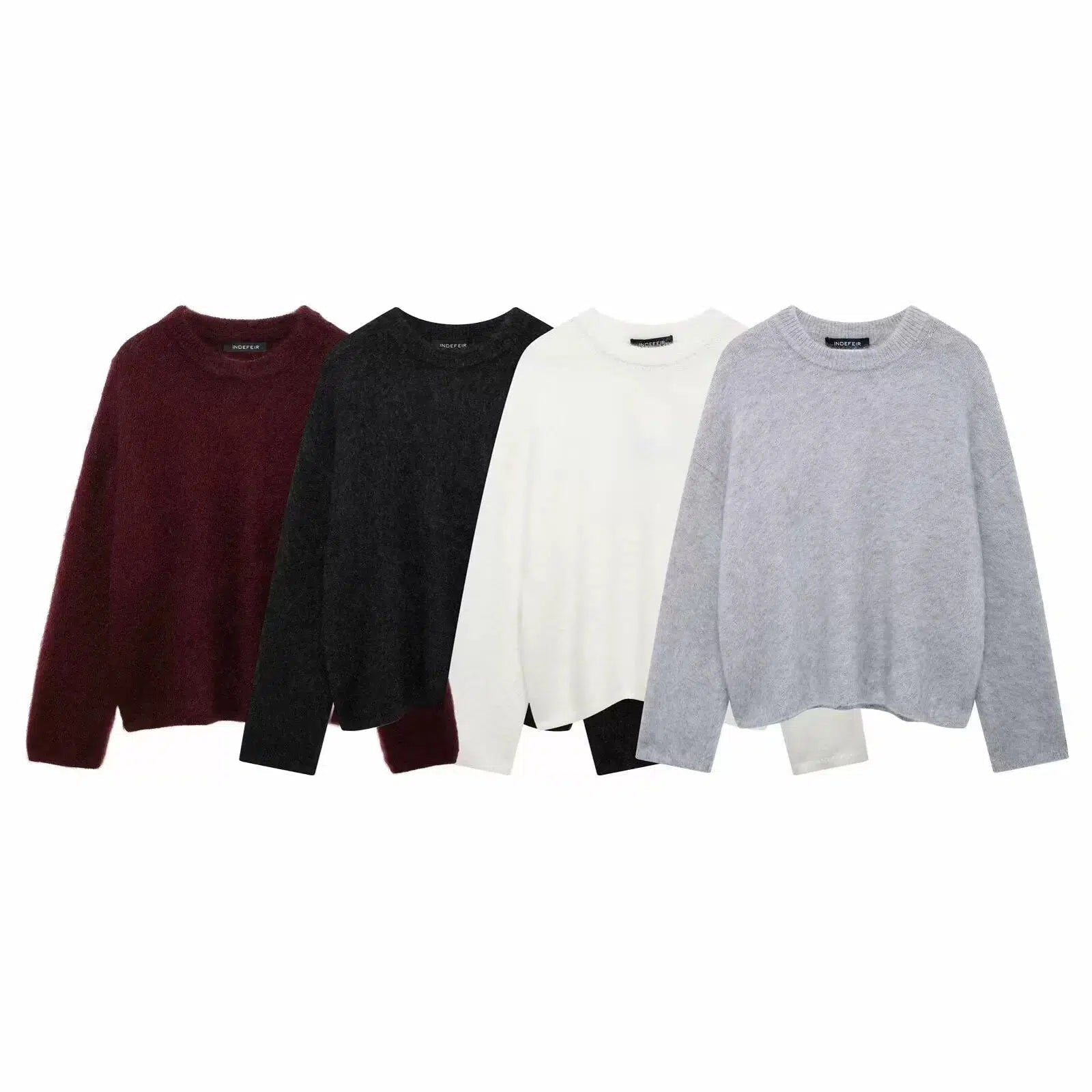 Mock - Neck Sweaters for Subtle Style -Cozy Knitwear Sweater