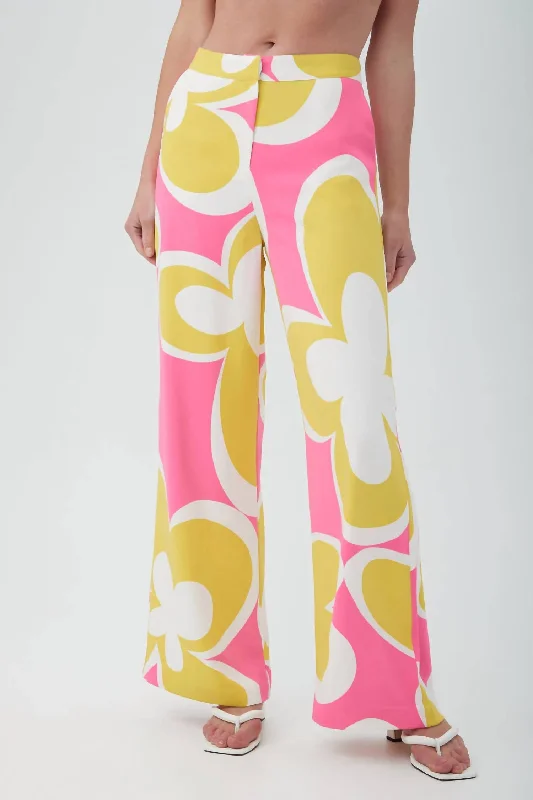 Wide Leg Pants with Sequins -Verity Wide Leg Pants In Multi