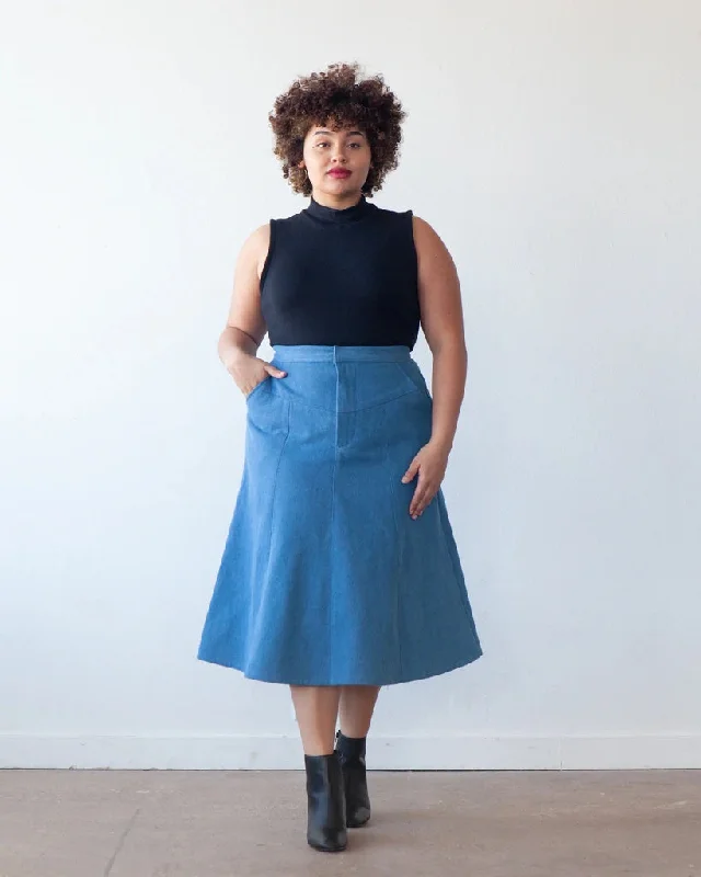 Casual cotton skirts for laid-back days -True Bias Salida Skirt