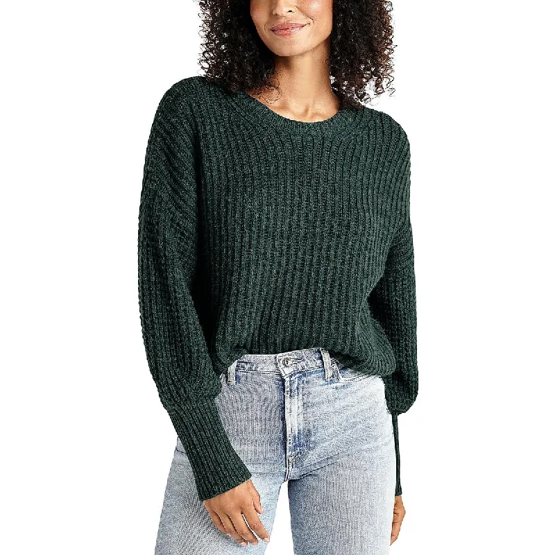 Cardigan Sweaters for Open - Front Style -Splendid Womens Sarah Wool Blend Ribbed Knit Pullover Sweater