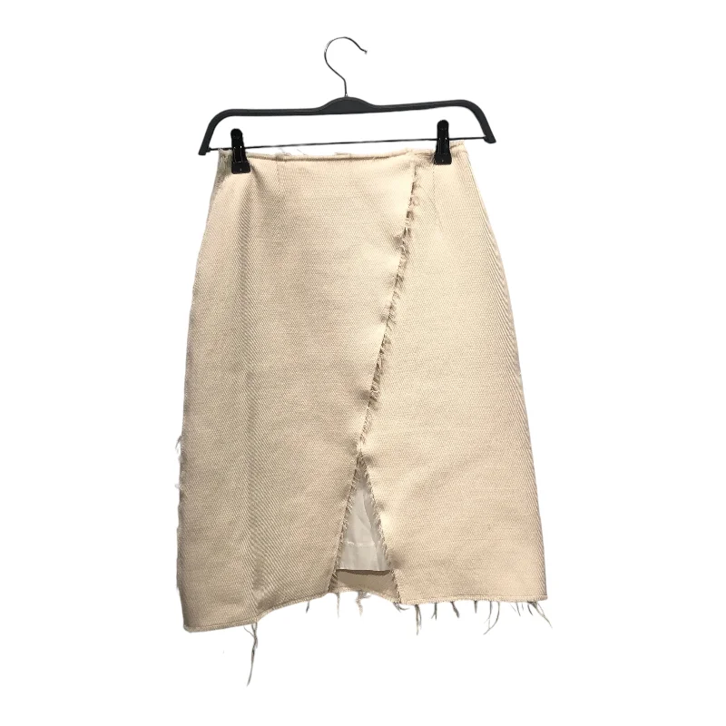 Cute mini skirts for trendy casual outings -Maison Margiela/Skirt/36/Cotton/CRM/