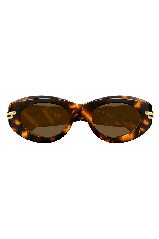 Anti-fatigue Glasses for Eye Relief -Oval Sunglasses - Havana Brown