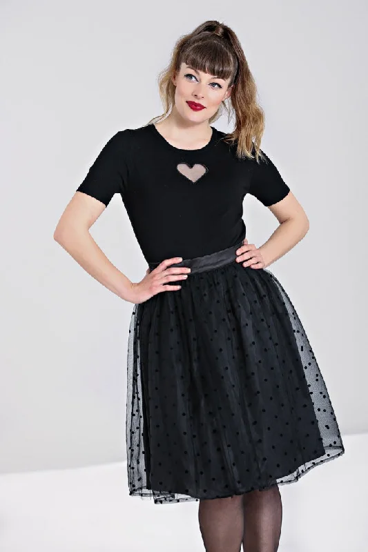 Bold skirts with metallic shimmer finish -AMANDINE 50'S SKIRT