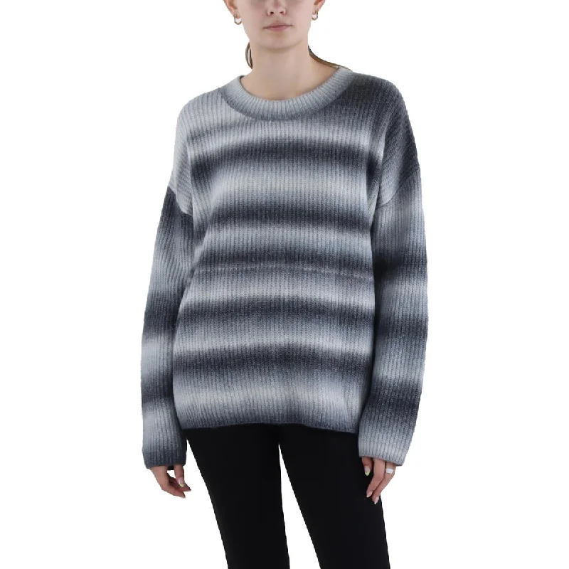 Indoor - Comfort Sweaters for Home -Bobeau Womens    Crewneck Ombre Pullover Sweater