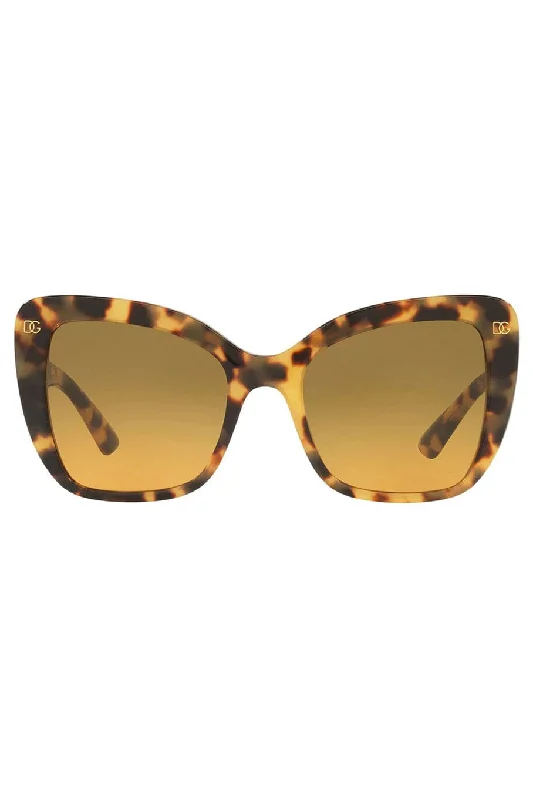 Rectangular Glasses for Business Style -Yellow Havana Sunglasses