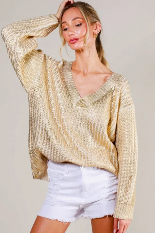 Cable - Trimmed Sweaters for Added Detail -Shayne Sweater