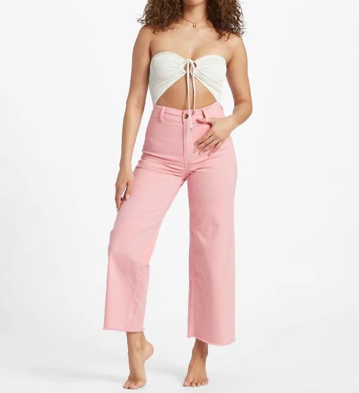 Free Fall High-Waist Pants In Flamingo