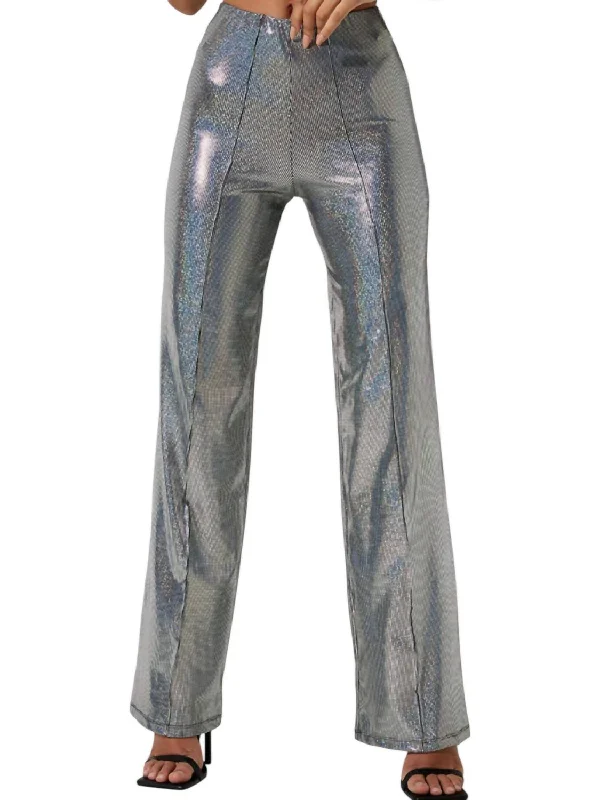 Pista Trouser In Silver