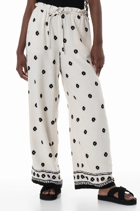 Button Up Wide Leg Pants for Stylish -Wide Leg Pants _ 153869 _ Sand