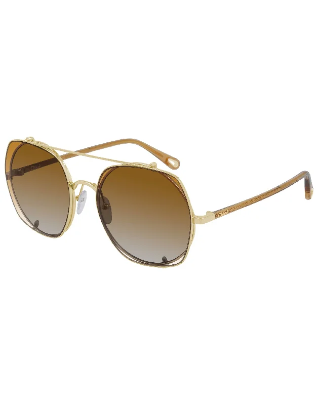 Organic Glasses for Natural Look -CH0042S 003 Metal Sunglasses