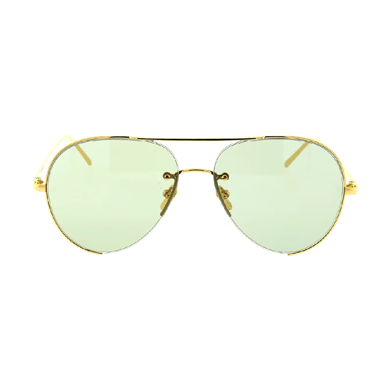 Metal Framed Sunglasses for Durability -Light Green Metal Sunglasses