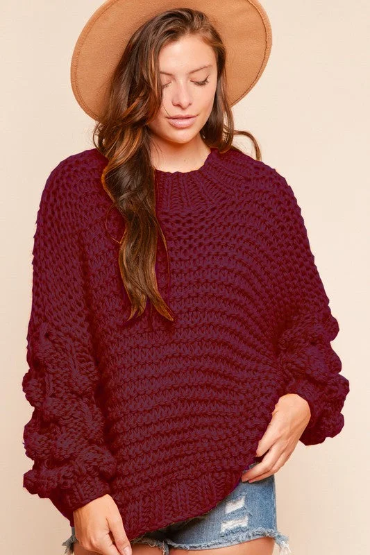 Slim - Fit Sweaters for Tight Look -Bubble Sweater