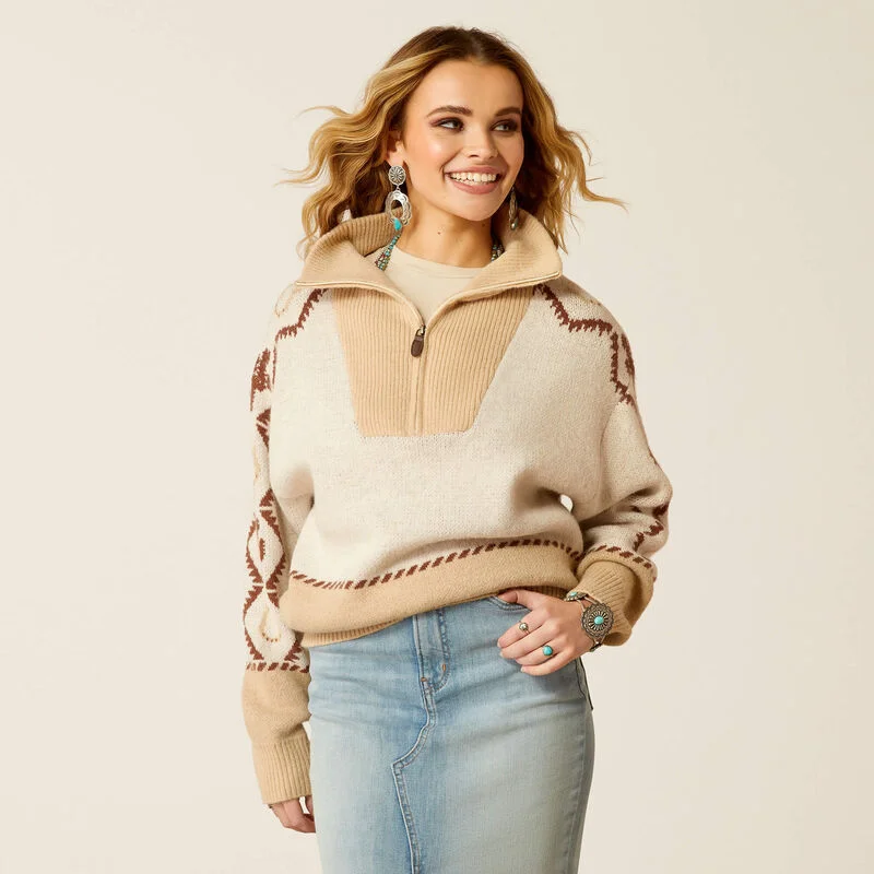 Cotton Sweaters for Everyday Wear -Ariat Women's Wild West Sweater