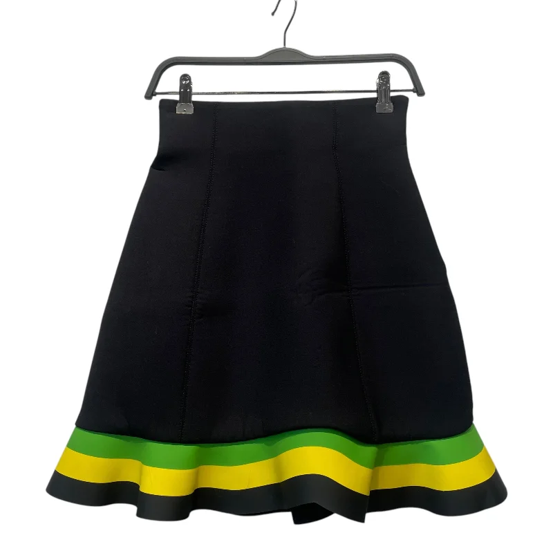 Patterned skirts with unique abstract art -JW ANDERSON(J.W.ANDERSON)/Skirt/2/Stripe/BLK/