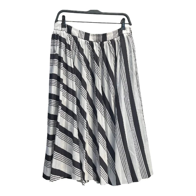 Ruffled skirts with lace trim softness -BALENCIAGA/Long Skirt/42/All Over Print/WHT/