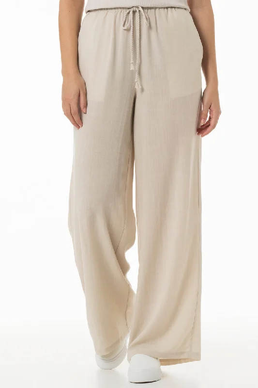 Long Wide Leg Pants for Full Length -Wide Leg Pants _ 150066 _ Beige