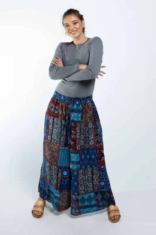 Cropped Wide Leg Pants for Trendy -Asher Pants - Cobalt