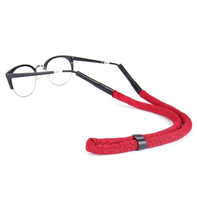 Metal Framed Glasses for Sophisticated -Colorful Sports Anti-slip Glasses Cords Chain Sunglassess Adjustable Cord Holder String Rope