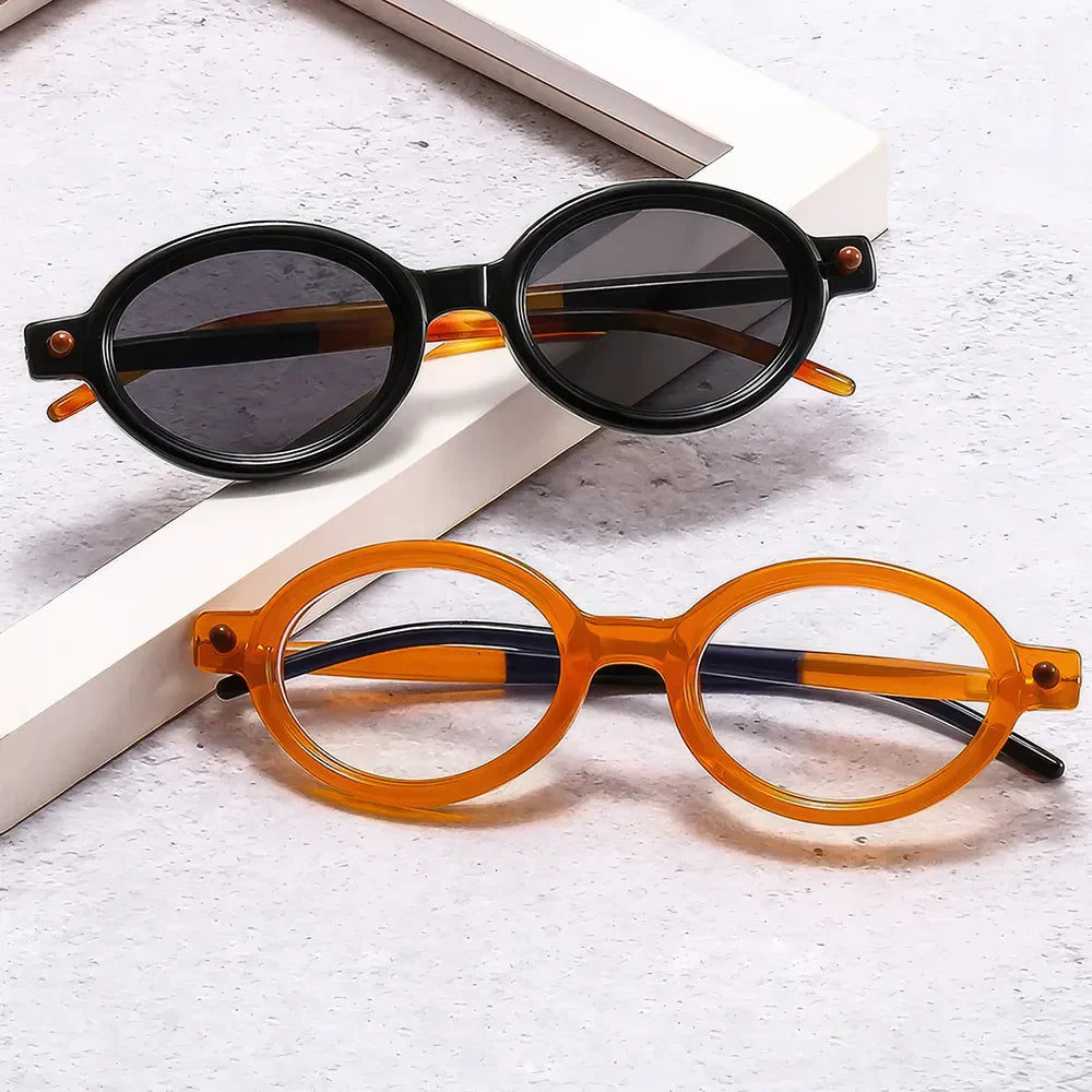 Tasseled Glasses for Exotic Look -Fashion Oval Sunglasses for Men