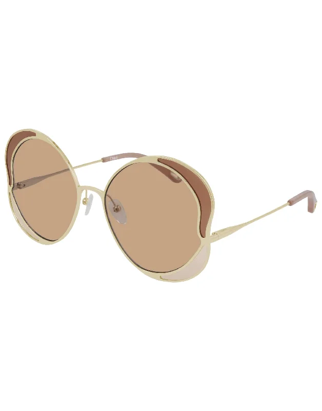 Anti-bacterial Glasses for Hygiene -CH0024S 003 Shiny Gold Sunglasses