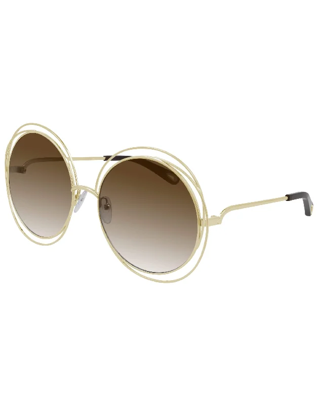 Square Sunglasses for Modern Look -CH0045S 004 Light Gold Sunglasses