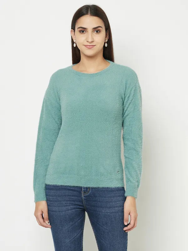 Sequined Sweaters for Glamorous Look -Women Basil Sweaters