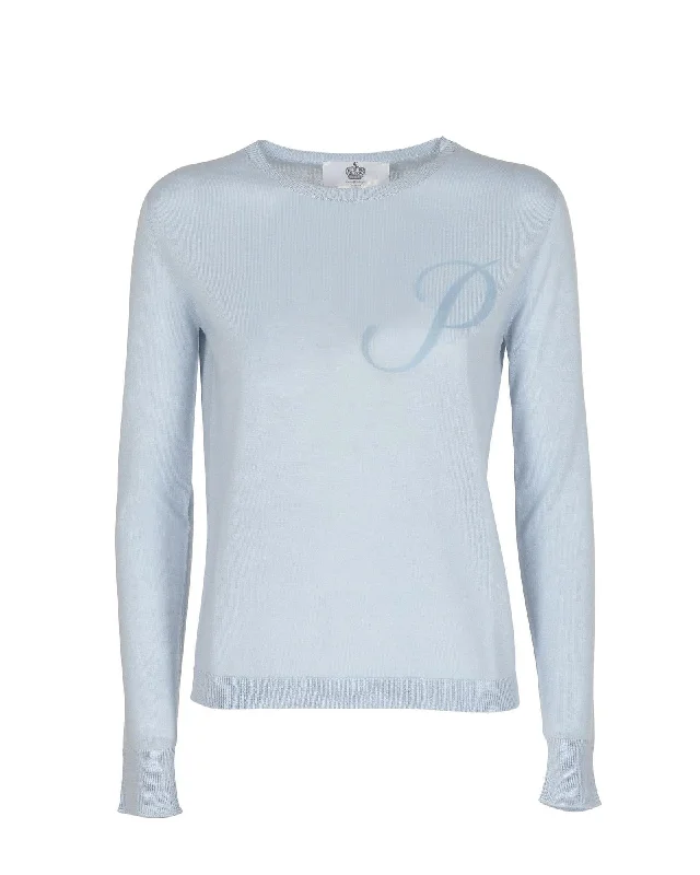 UV - Protective Sweaters for Outdoor -Lightweight Silk and Cashmere Sweater with Ribbed Finish