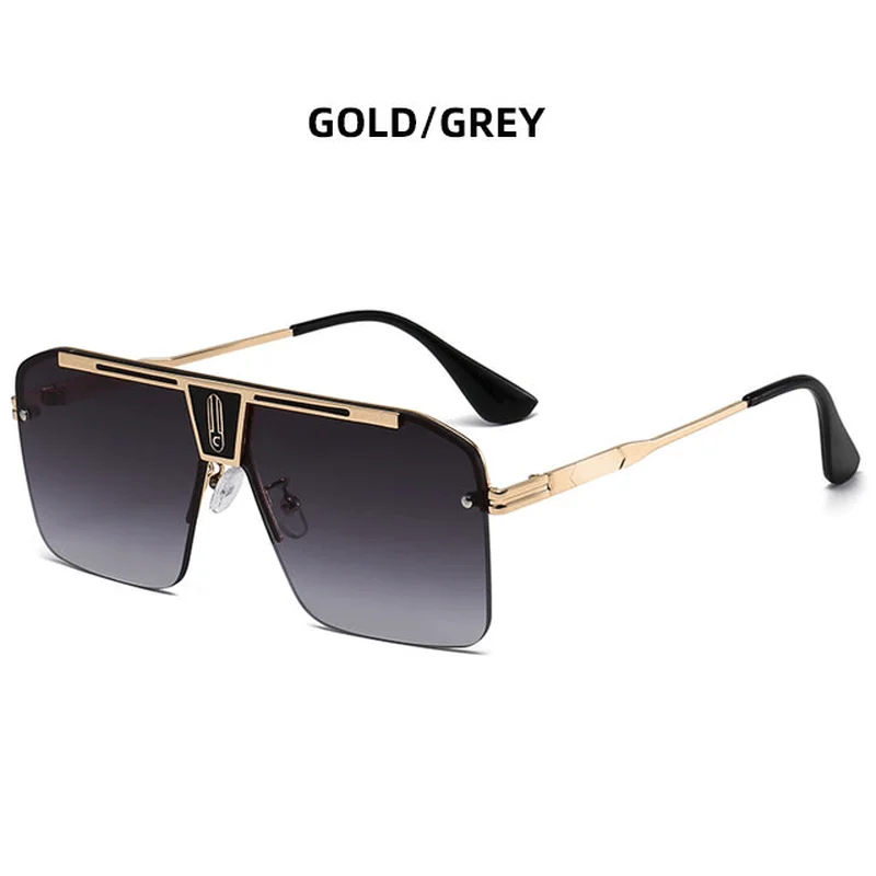 Gold frame double grey c2