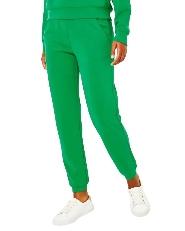 Aveena Upf 50+ Knit Athletic Pant In Green