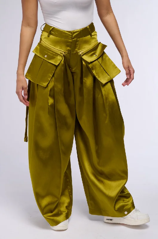 Flowy Wide Leg Pants for Graceful -A MOMENT APART WIDE LEG TROUSER WITH POCKETS