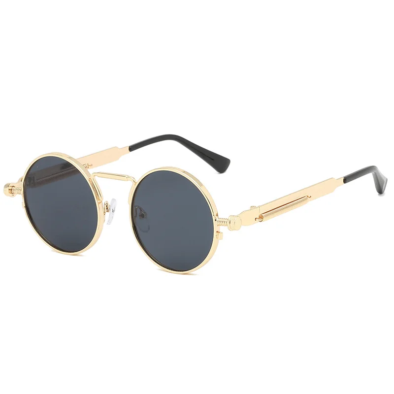 Dustproof Glasses for Dirty Environments -Personalized All-Match Metal Trendy Spring-Leg Sunglasses