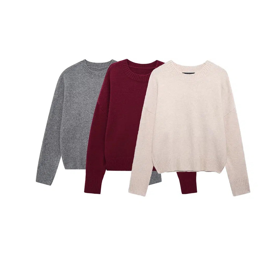 Shearling - Lined Sweaters for Extra Warmth -Cozy Knit Sweater