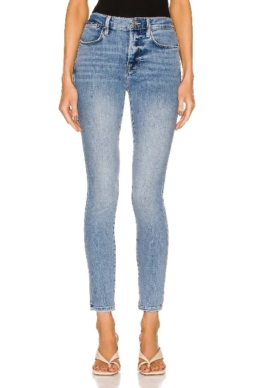 Le High Skinny Jeans In Jadite