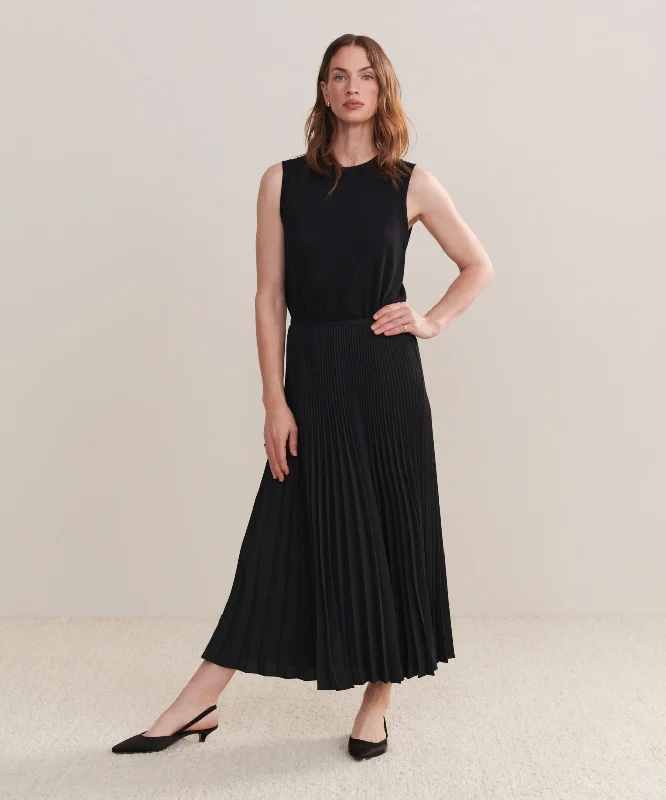 Designer skirts for luxury fashion flair -Pleated Skirt