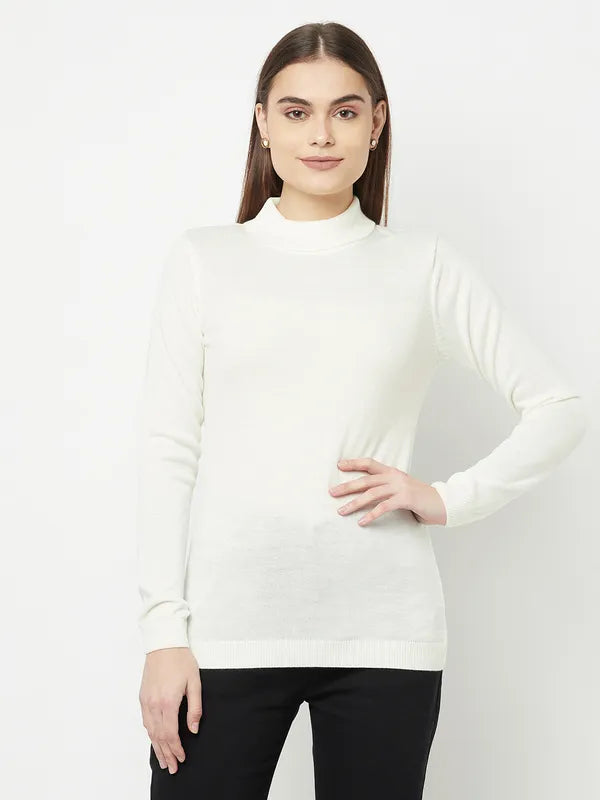 Halter Neck Sweaters for Stylish Look -Women White Sweaters