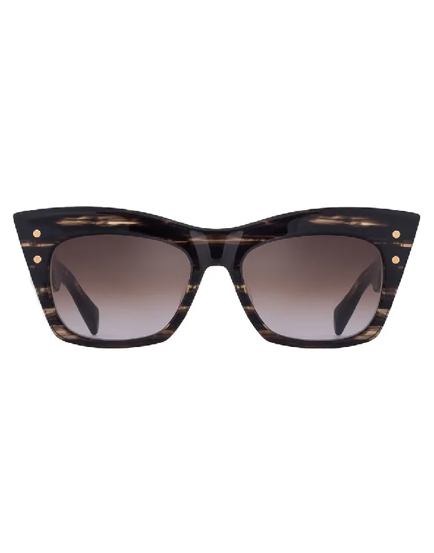 Mirrored Sunglasses for Trendy Look -B-II Sunglasses - Havana