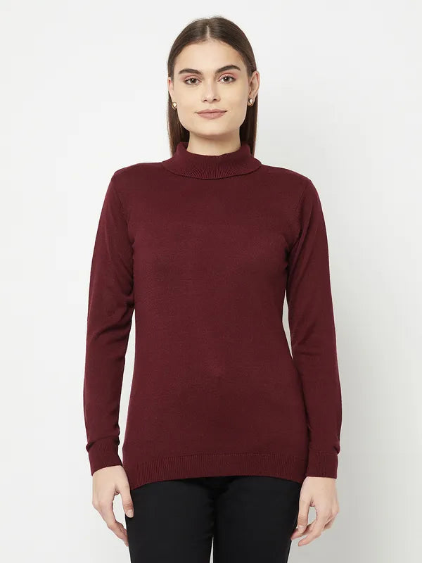 One - Shoulder Sweaters for Asymmetric Design -Women Wine Sweaters