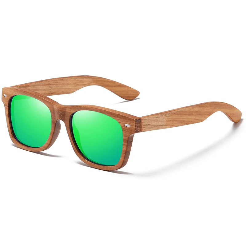 Hypoallergenic Glasses for Sensitive -Casual Comfortable Sunglasses Wooden Sun Eyes