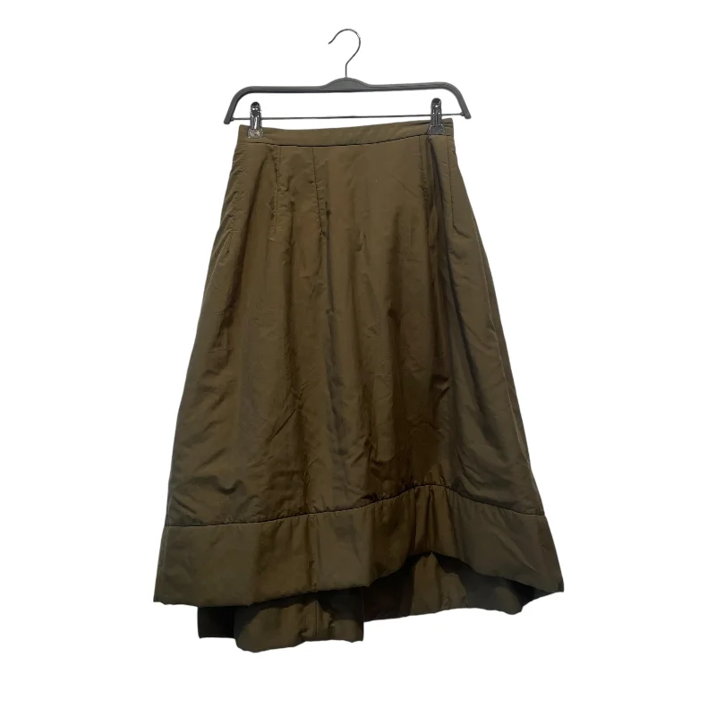 Wrap skirts for easy adjustable fit -COMME des GARCONS/Long Skirt/S/Nylon/GRN/