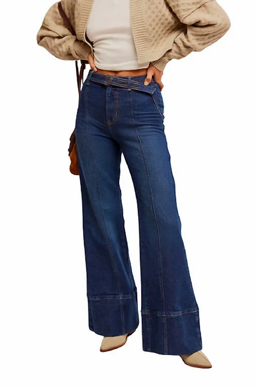 Ryla A-Line Jeans In Blue