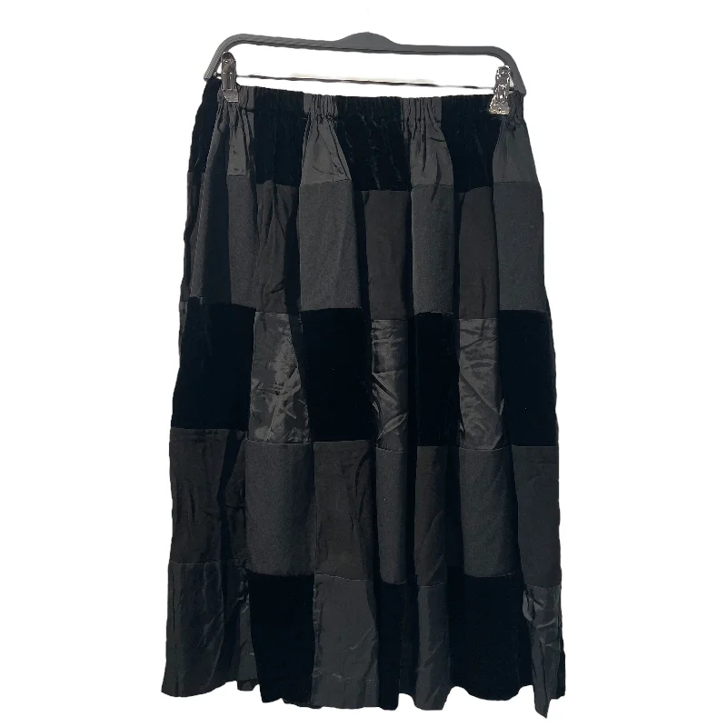 Luxury maxi skirts for dramatic flair -tricot COMME des GARCONS/Skirt/Black/Plaid/TN-S014