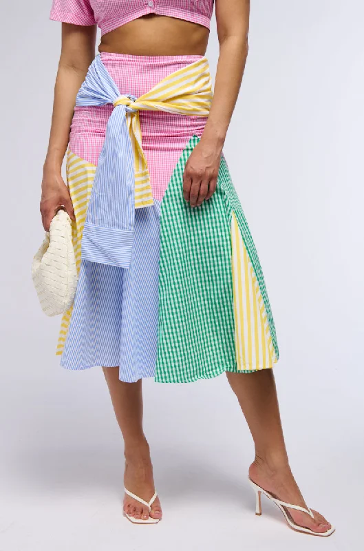 Cute skirts with playful polka dots -RICH AND BLIND WOVEN MAXI SKIRT