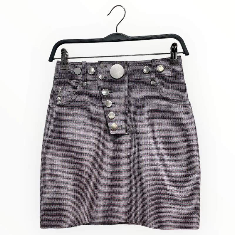 Wrap skirts with tie-front detail charm -Alexander Wang/Skirt/0/Stripe/Cotton/MLT/