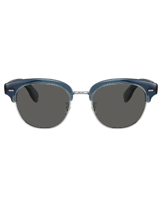 Plastic Framed Sunglasses for Lightweight -Cary Grant 2 Sunglasses - Deep Blue