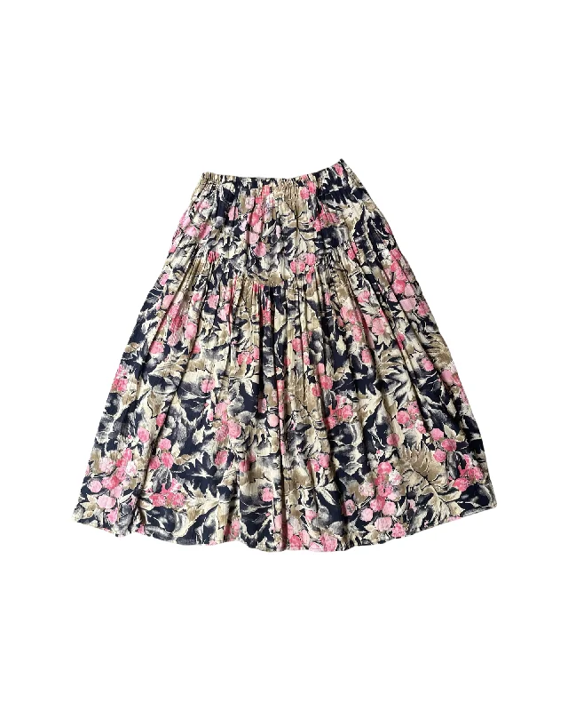 Wrap skirts for adjustable stylish fit -Vintage 90’s Flower Skirt